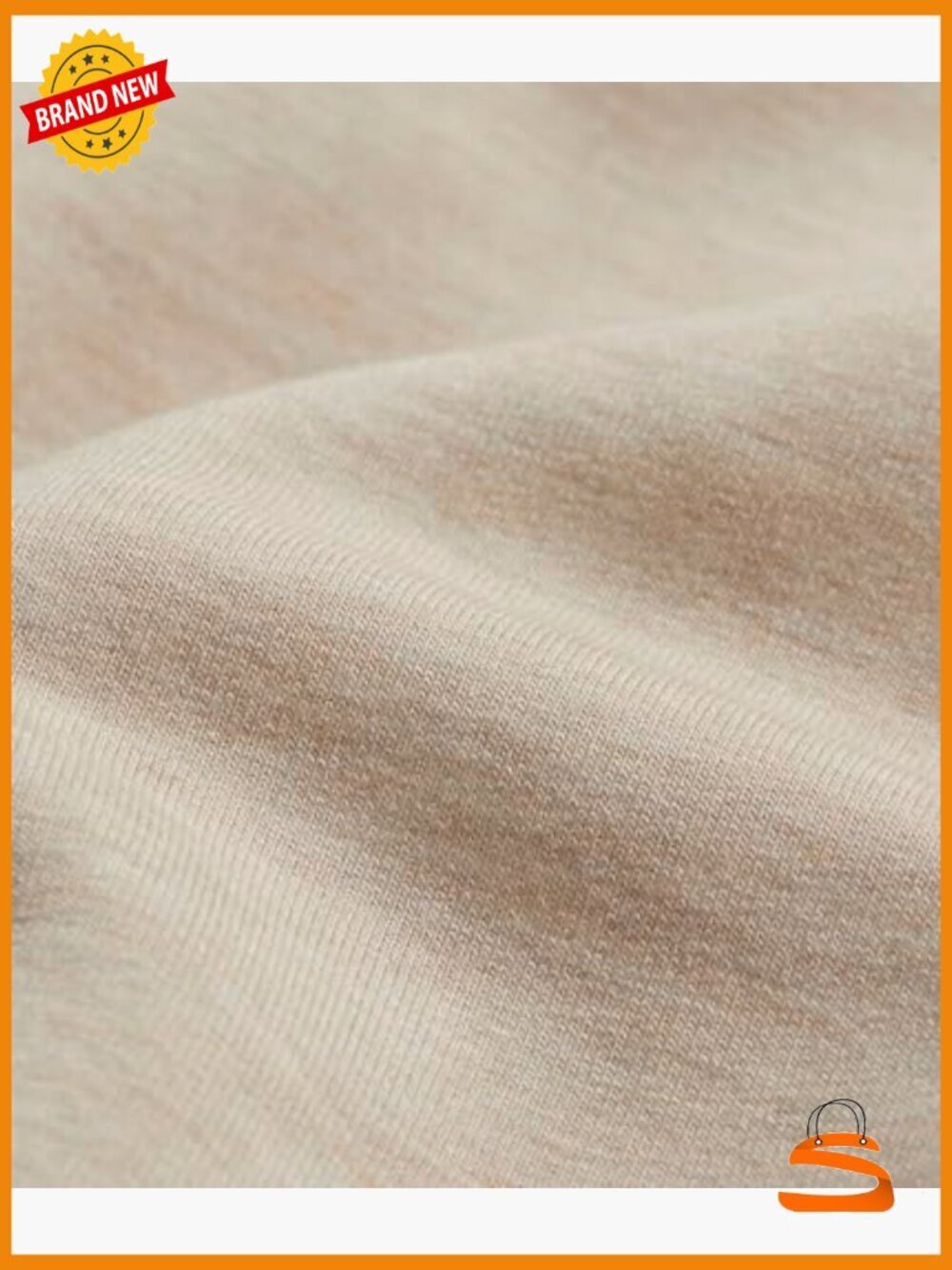 Relaxed Fit Quarter-Zip Pullover Sweatshirt with Kangaroo Pocket - Picture 6 of 6